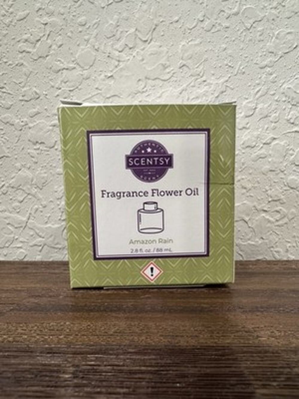 Scentsy Amazon Rain Fragrance Flower Oil 2.8 oz 88 mL New Sealed Box